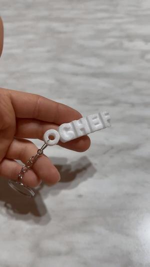 Chef Keychain