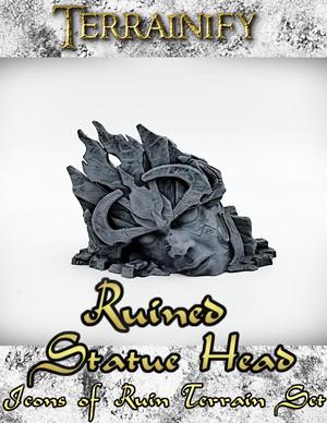 Ruined Statue Head: Icons of Ruin Terrain Set