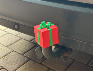 Christmas Present Hitch Tow Ball Cover
