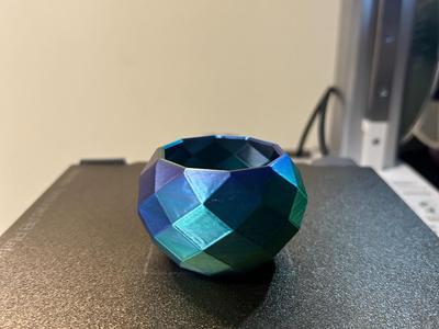Faceted Pot