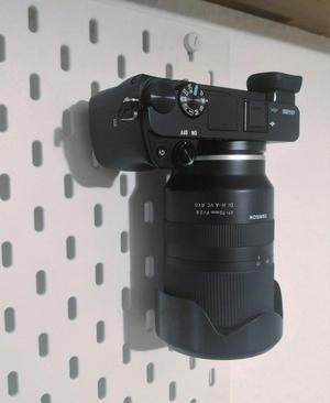 Arca Swiss camera mount for Ikea Skadis Pegboard