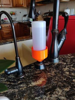 Hand soap pump funnel