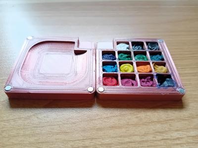 Paint box and mixer