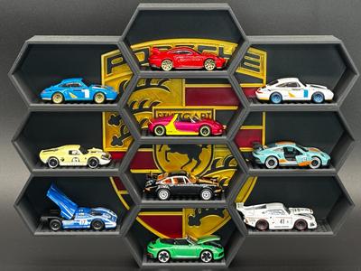 Porsche - Themed Diecast Display