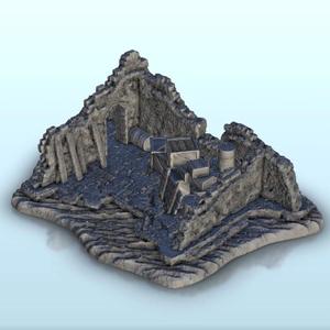 Desert ruins with weapons cache - Arabian Flames of war Bolt Action Desertic Modern Warhammer