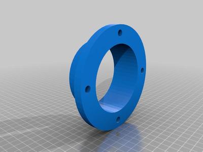 Pass through 3 Inch  PVC Flange