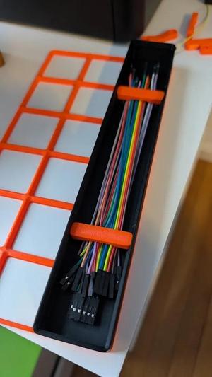 Gridfinity DuPont Jumper Wire Holder   