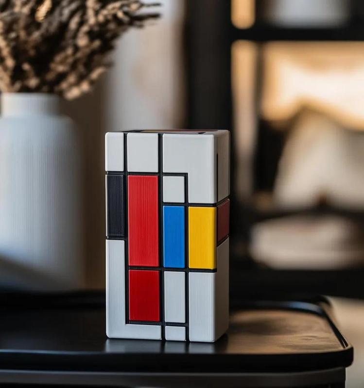 Mondrian Inspired Vase   
