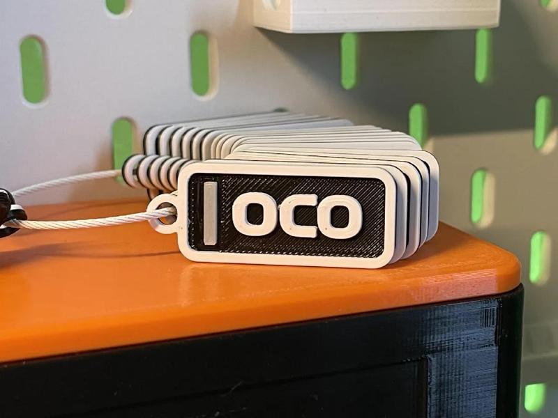 Esteban Ocon - F1 Driver (Haas) Leaderboard Keychain - Season 2025   