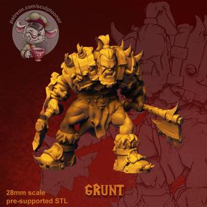 Orc-Grunt Free 3D print model