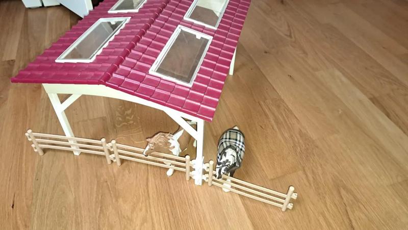 Schleich Zaunverbinder für Gebäudepfosten / Schleich fence connector for building posts   