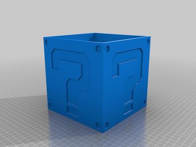 Mario question mark box 150x150x150