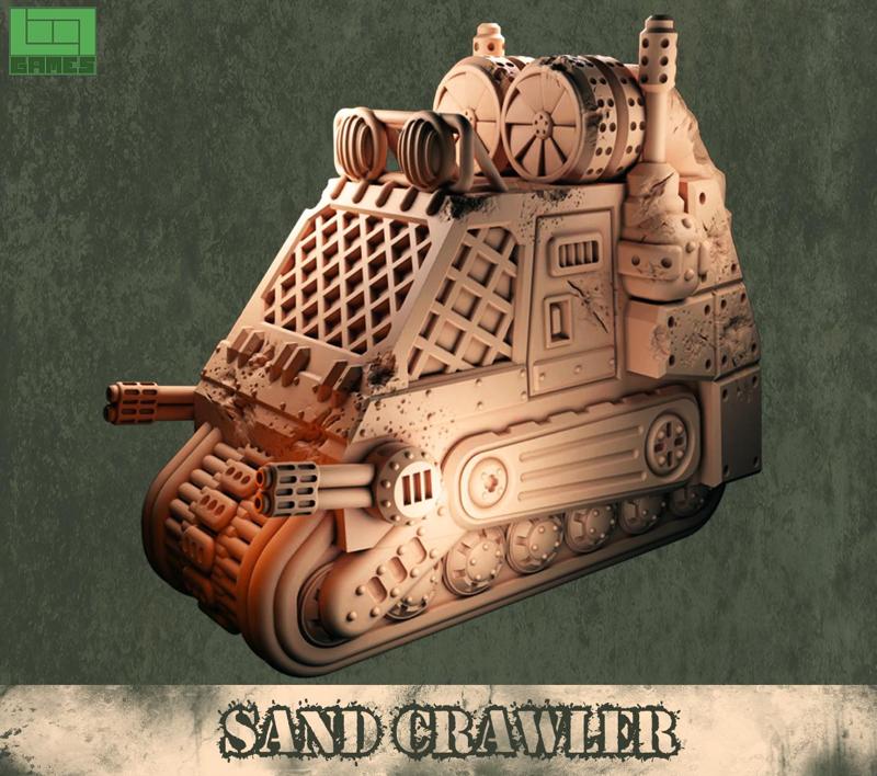 Wasteland Sand Crawler Vehicle