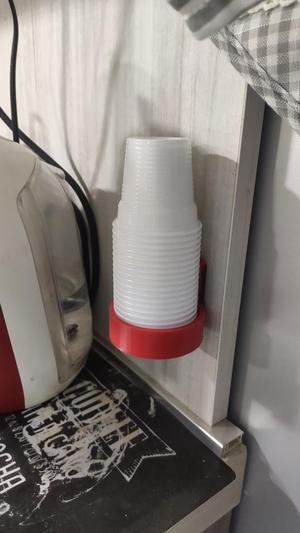 Coffee plastic glass holder