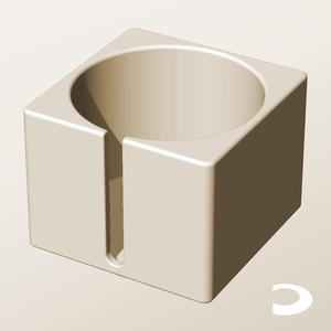 CS96-80-S Slotted Modular Stacking Storage Boxes Bins | Printable Objects - Infinite Containers | stl file for 3d printing