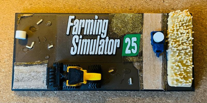 farming simulator 25 wall art miniature   