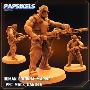 HUMAN COLONIAL MARINE PFC MACK DANIELS