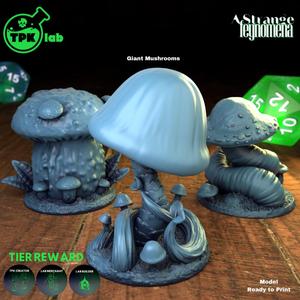 Giant Mushrooms [3 models] [scenery]