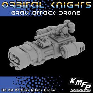 Orbital Knights - Grav-Attack Drone (6-8mm)