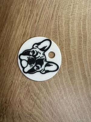 Frenchie Keychain