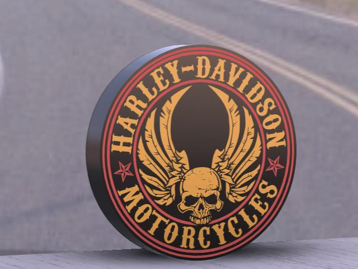 Harley Davidson Light Box