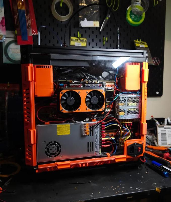 Extended stepper cooler bodies (for 48mm motors) - E3NG 1.2   