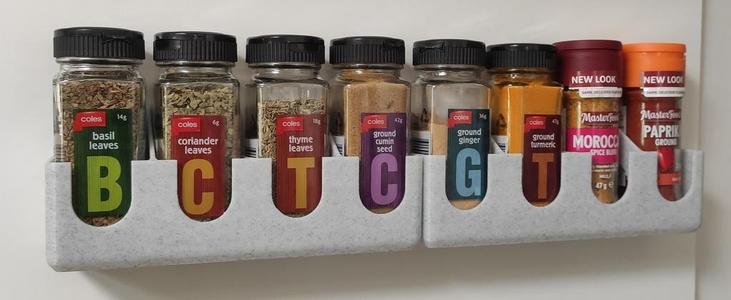 4 and 6 pc Spice Rack (40-42mm Square or Round Bottles)