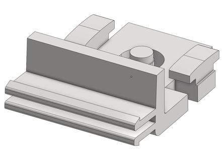 Refrigerator shelf clip   