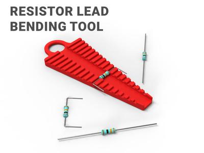 Resistor Lead Bending Tool -  Leg Forming