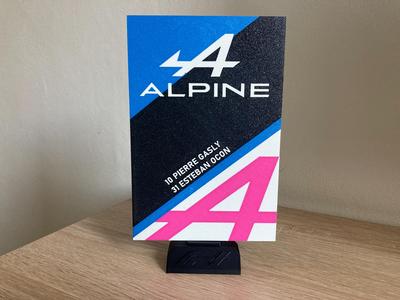 Alpine F1 Sign 2024