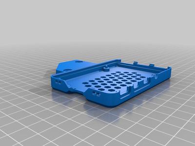 Pi 4 bottom case half - t slot mount Ender 3 V2