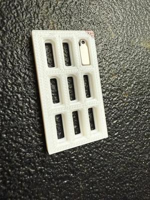 Laser jig for mini tags   