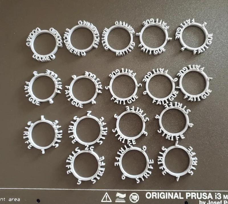 Level Up, A5E, Voidrunner Tabletop Condition Indicators   