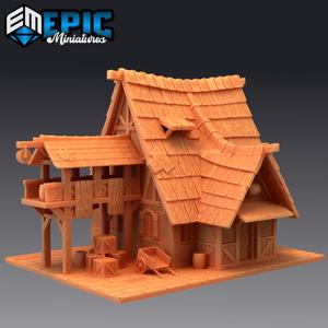 Tavern / Medieval / Human Village Building / Villager Warrior Pub