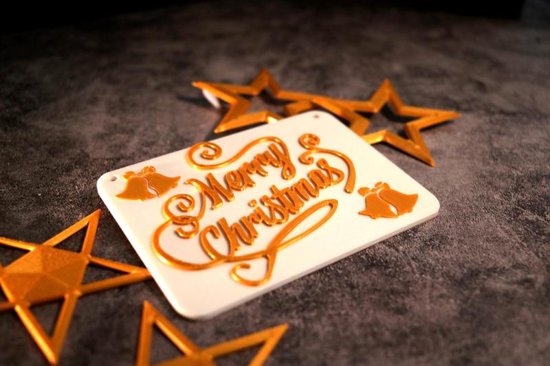 Merry Christmas door sign, Christmas Bells 