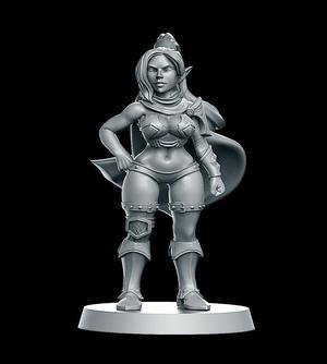 Lure Team Dark Elf Line 1 Fantasy Football 32mm