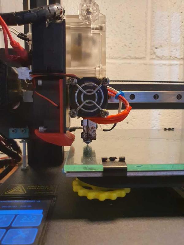 Kingroon Kp3s Volcano fan layer duct 
