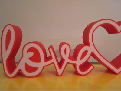 Love Lamp  decor 