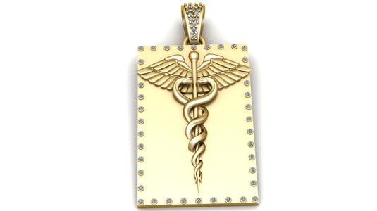 Caduceus Medical Pendant