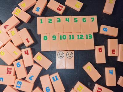 Custom Rummikub  for 4 or 6 players w/storage
