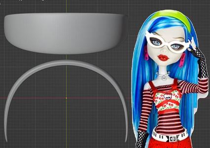 Ghoulia Yelps Basic Headband replacement