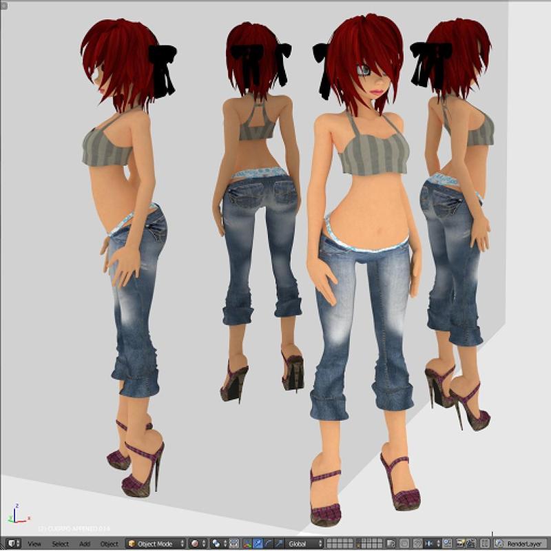 Girl/Woman Mesh Base