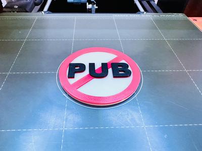 Panneau antipub