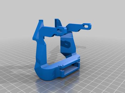 Ender 3/CR-10 Direct Drive Bullseye Duct Clone