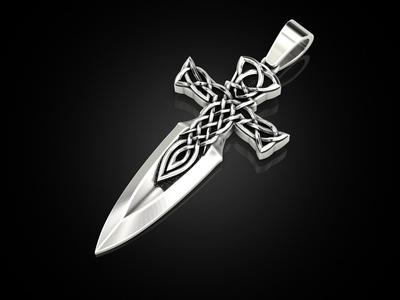 Celtic cross sword