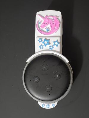 Echo Dot 3 Wall Socket Mount UNICORN EDITION