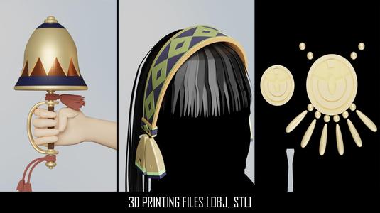 Atelier Shallie - Shallistera's accessory set