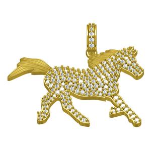 Antique Diamond Horse Pendant