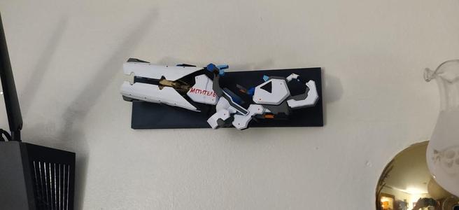 Zarya Particle Cannon with custom wall mount