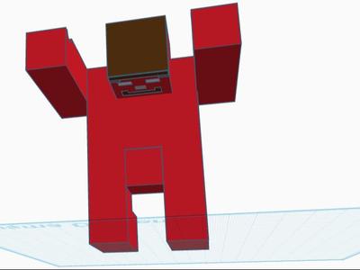 Herobrine Pencil Holder